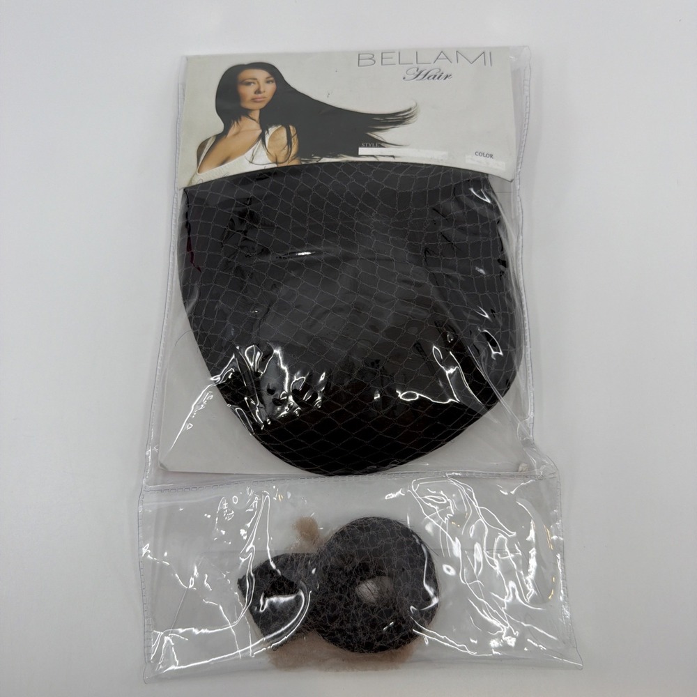 BELLAMI MAGNIFICA 24" 240G Lace Weft Clip In Hair #1 Jet Black New 9 Piece Set
